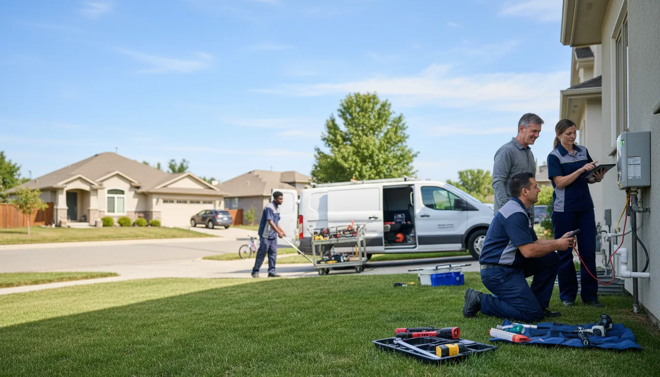 Tankless water heater service in Ray, MI